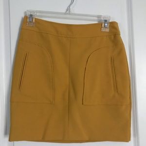 Mustard Yellow Mini Skirt
